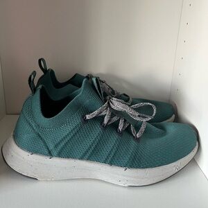 Rei Co-Op Beyonder Shoes Green Blue Knit Womens Size 10.5
